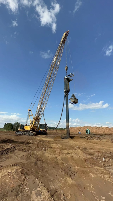 Remplacement de la colonne de pierre Vibro Compaction de sable de la pile de fond de l'alimentation Vibroflot conduite pour l'amélioration du sol
