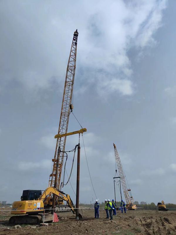 Dispositif de vibroflottation BVEM, haute puissance de pénétration pour renforcer la capacité de cisaillement des fondations