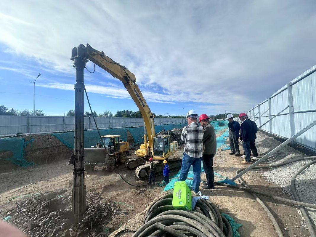 BJVH-350-105 linde 135 pompe hydraulique Appareil de vibroflottation excavatrice équipée partageant le système d'alimentation hydraulique