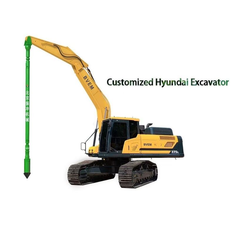 426 mm de diamètre Vibroflot Vibro Compaction Piling Le choix ultime pour les fondations d'amélioration du sol