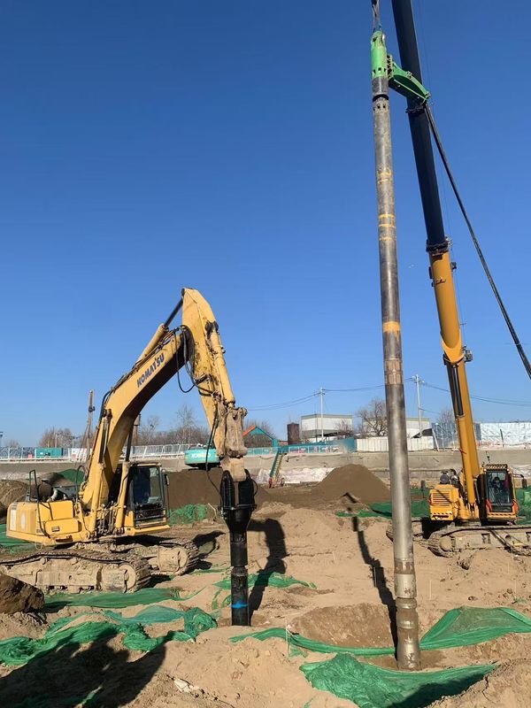 Chine BVEM marque 500-800 mm Vibroflot hydraulique pour les besoins de conduite de piles lourdes et diamètre maximal