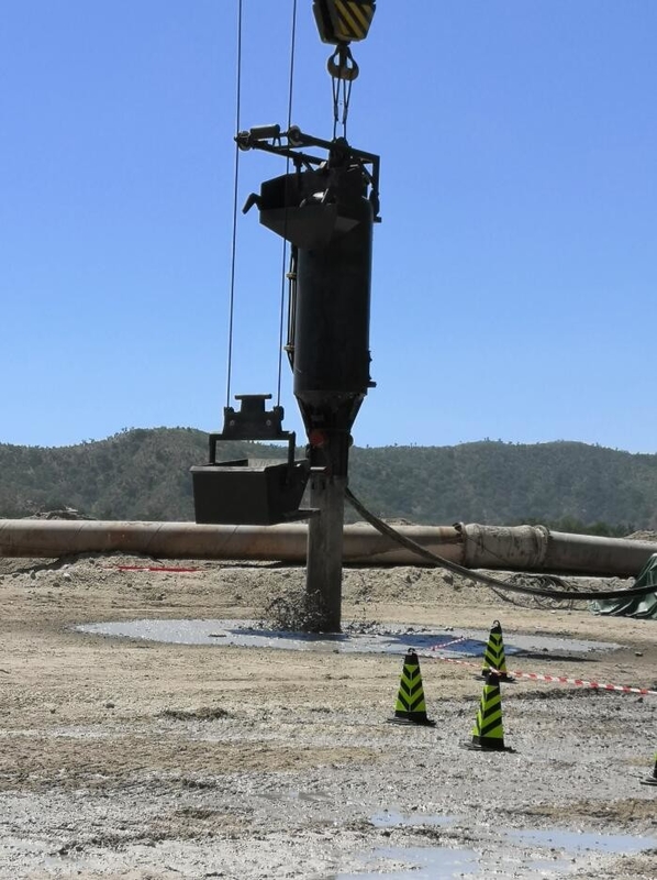 Crane Type Double Bins Bfs Vibroflotation 180kw a travaillé la profondeur 24m de pile