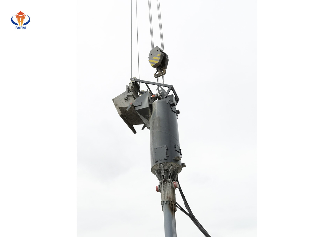 accessoires de construction de Flot de vibro d'alimentation du fond 180kw pour le contrat Vibroflotation de pile de gravier