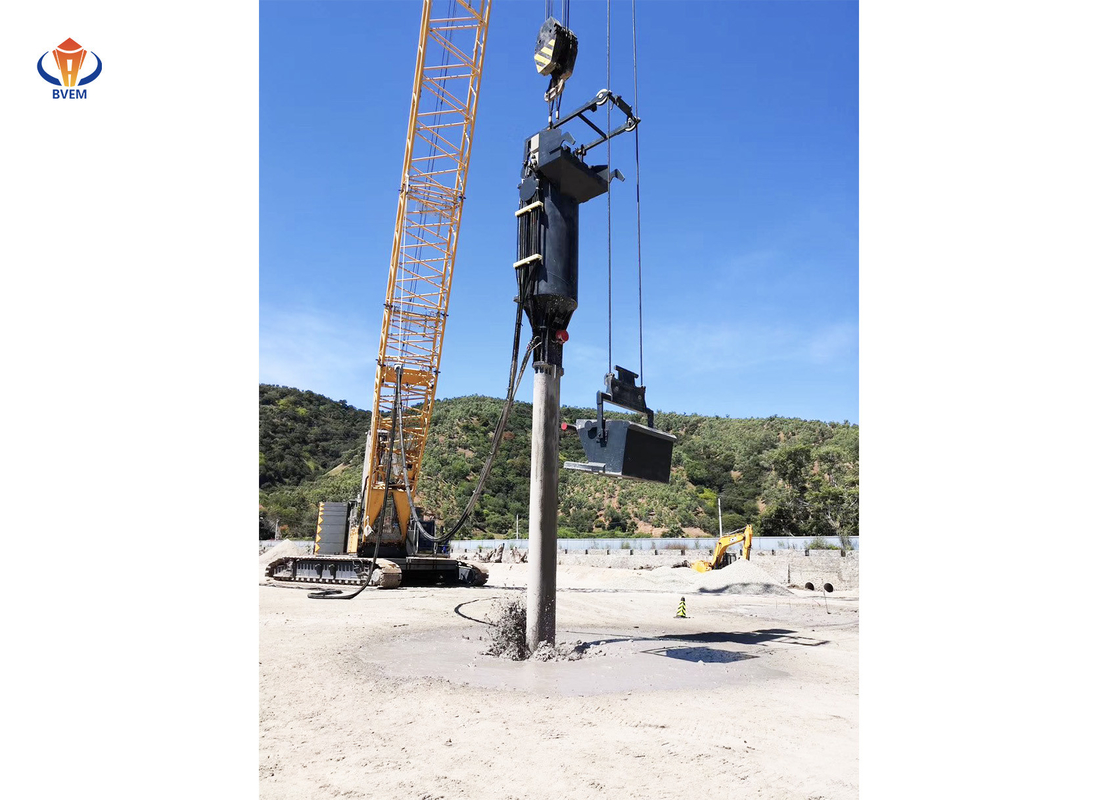 accessoires de construction de Flot de vibro d'alimentation du fond 180kw pour le contrat Vibroflotation de pile de gravier