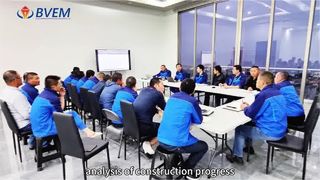 Construction de colonnes en pierre offshore : Vibroflot 180 kW